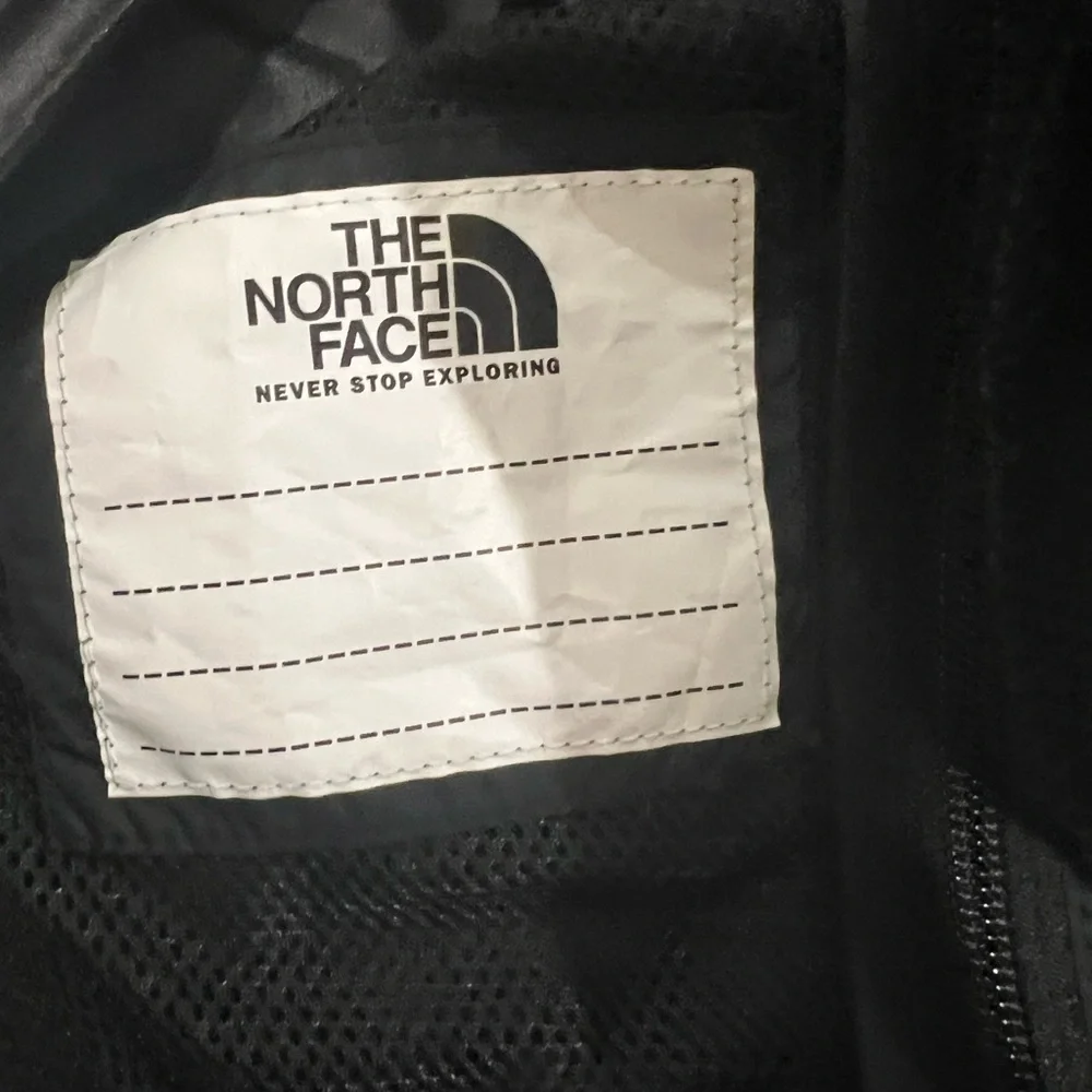 The North Face Rain Hoodie Black Full Zip Teen 18-20 Years  NWOT